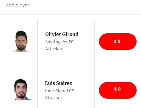 JoomSport fantasy football squad builder WordPress plugin